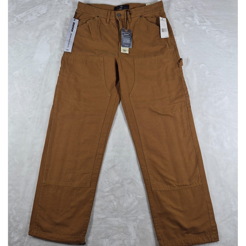 Jordan Craig Brian Craftsman Denim Pants Men's 34x32 Brown Wide Leg JB1247A NWT‎